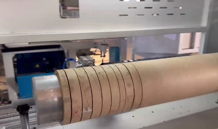 1000mm Width Semi-Automatic Single Knife Paper Tube Cutting Machine 6 Inch Paper Tube