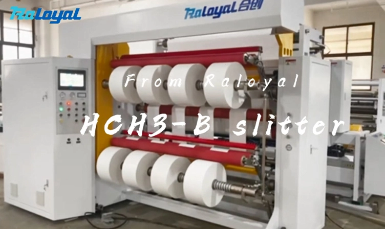 Adhesive Paper Label Sticker High Speed Slitting Rewinding Machine