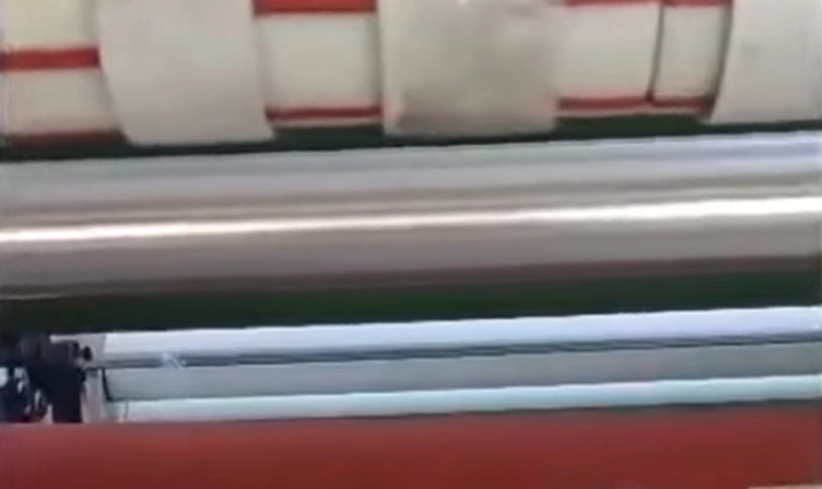 Adjust the Tape and Paper Tube Neatly