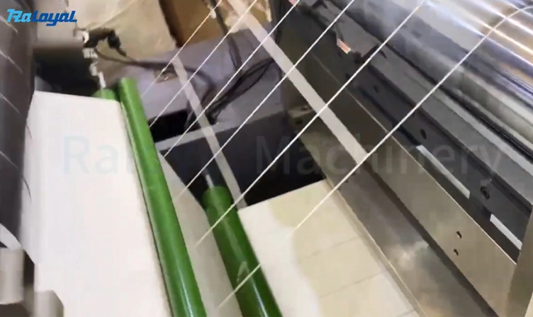 High Speed Raloyal Labels Paper Slitting Folding Mahcine