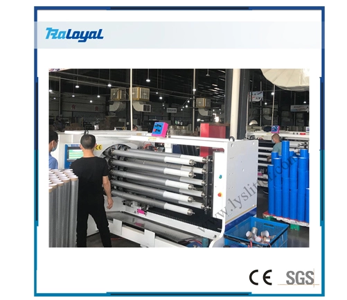 LY-7010 10 Shafts Adhesive Tape Log Slitter Machine